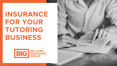 Private Tutor Insurance | Billyard Insurance Group | Adult tutoring a student