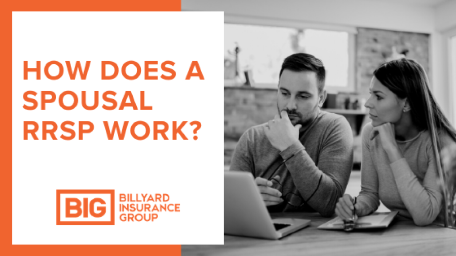 Spousal RRSP Contribution | How Does a Spousal RRSP Work | Billyard Insurance Group | Couple looking at computer