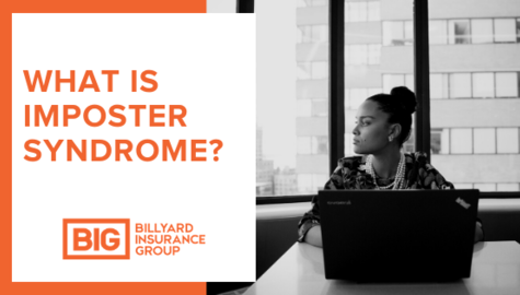 What Is Imposter Syndrome | Business Woman with Laptop Thinking | Billyard Insurance Group