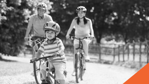 Family Insurance | Asian Family Riding Bicycles | Billyard Insurance Group | Life Insurance