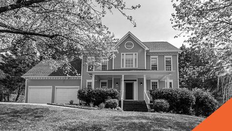 nice house in suburban town