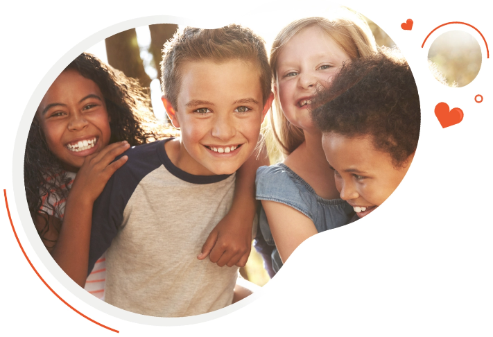 children smiling