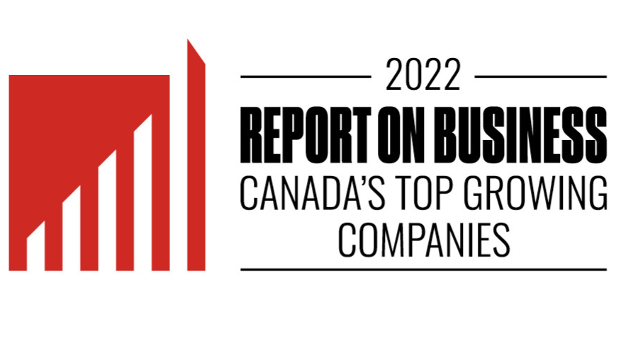 2022 Canada's top growing business award